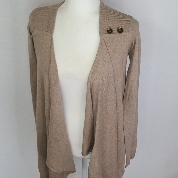 NWT LAmade tan cardigan XS silk & cashmere - Picture 3 of 9